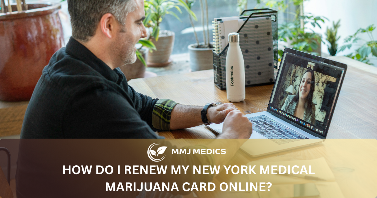 How do I renew my New York medical marijuana card online?